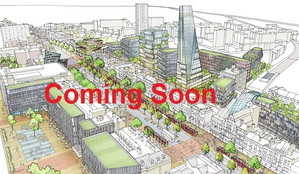 Placeholder graphic marked Coming Soon in place of the Sobha Seinna master plan, which the developer has not yet released